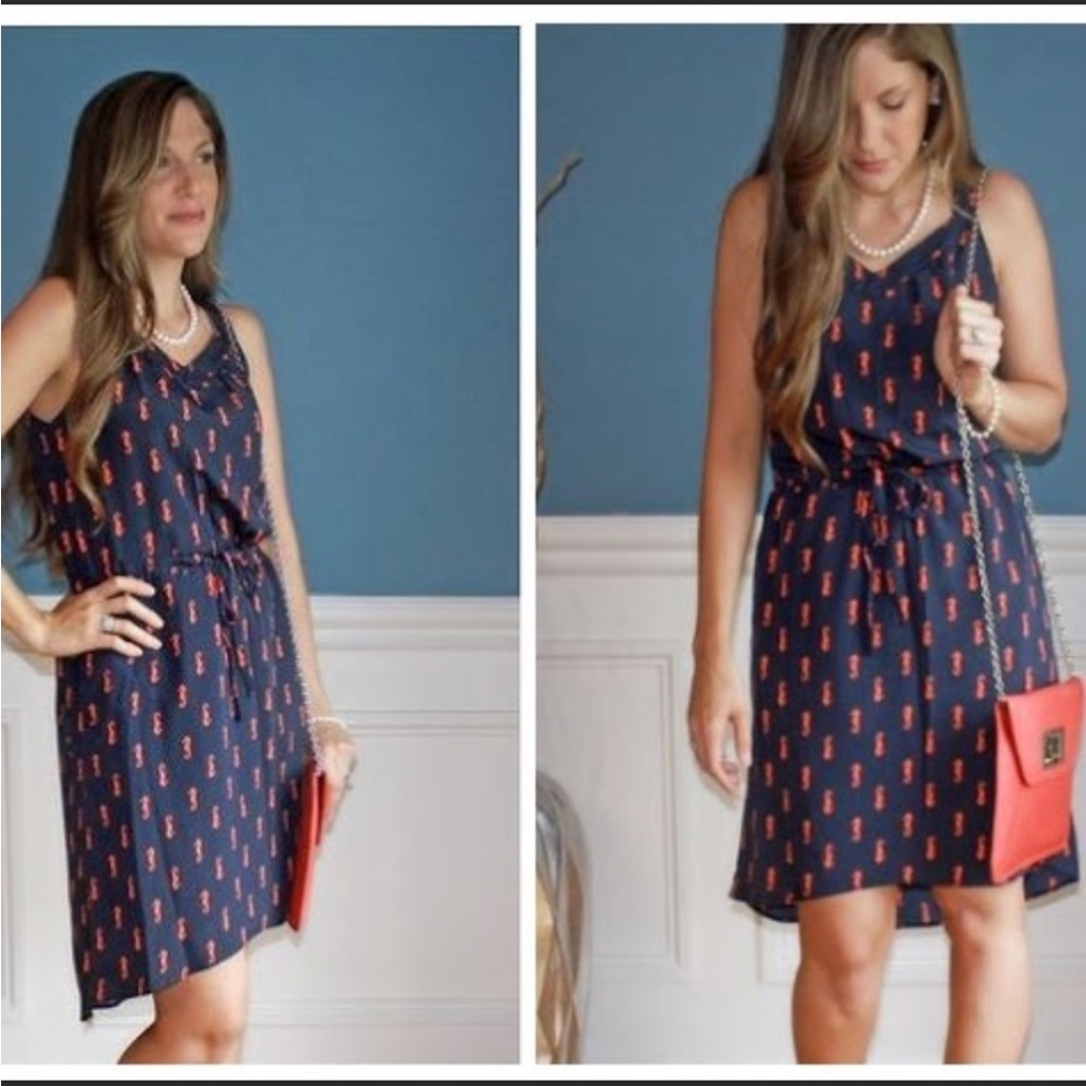 New Merona Brand Seahorse Print Dress